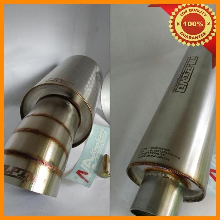 [R77] KNALPOT MOBIL ALPINO + RESONATOR ALPINO MANUAL