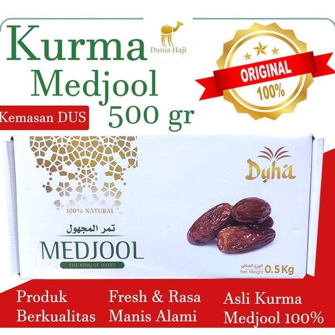 

READY Kurma Medjool Dates California 500 gr / Natural Delight / Kurma JUMBO