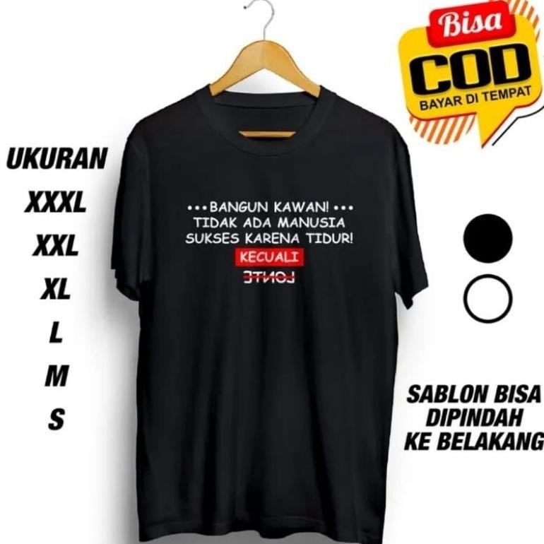 Promo Baju Distro Kren Kata Kata Kecuali Lonte