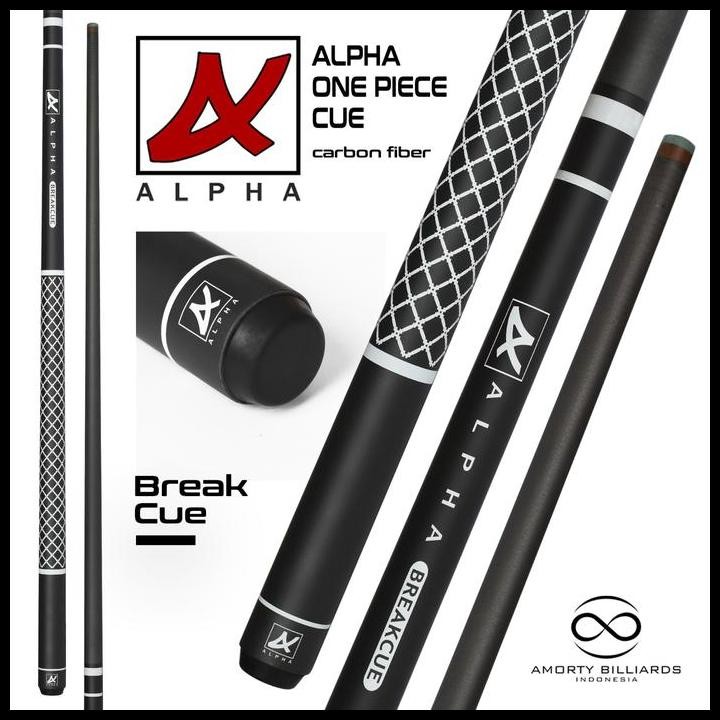 Terlaris ALPHA CARBON 1 PIECE BREAK CUE / STICK BREAK BILLIARD Best Seller