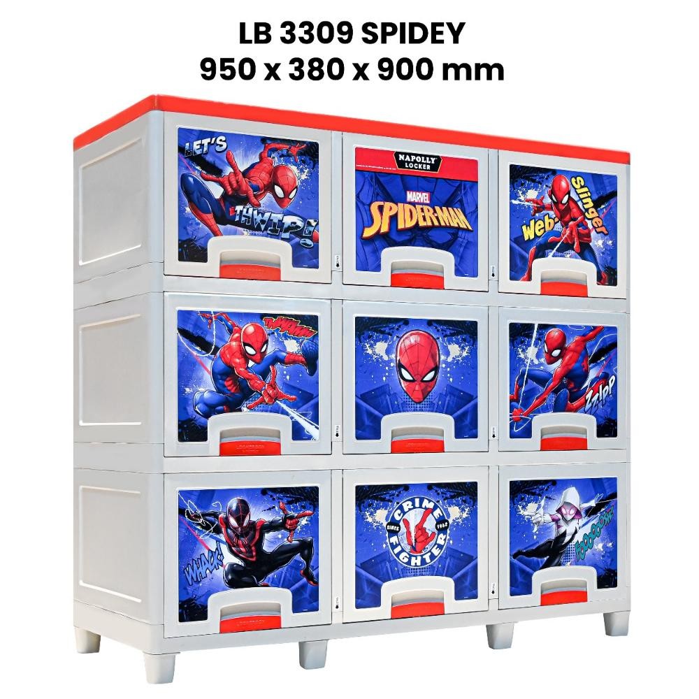 Lemari Anak Karakter Spiderman Lemari Pakaian Lemari Plastik
