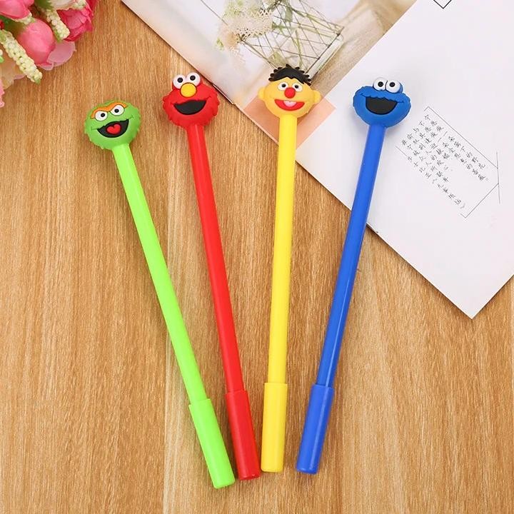 

24 Pcs Creative Cartoon Happy Expression Gel Pen Cute Student Creative Office Stationery Signature Pen Wholesale