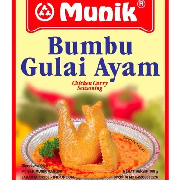 

Munik Bumbu Gulai Ayam 100Gr Box