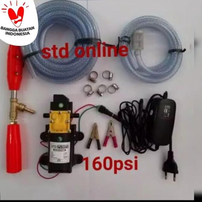 TERSEDIA PAKET STEAM DC CUCI MOBIL MOTOR AC HIGH PRESSURE JET CLEANER