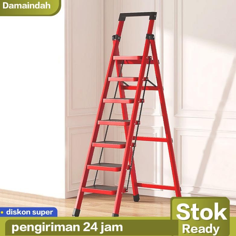 Tangga Herringbone Dalam Rumah / Tangga Lipat Multifungsi / Tangga 7/8 Langkah / Tangga Loteng / Tan