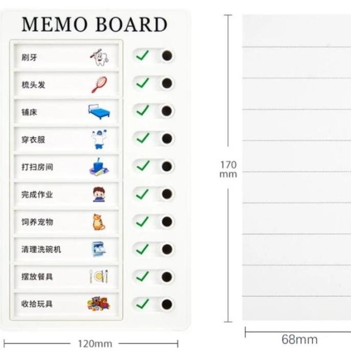 

Papan checklist My Chores, Papan jadwal belajar, Papan to do list