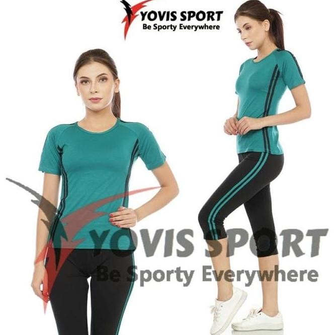Promo Setelan Senam 7/8 Yovis / Pakaian Senam Wanita Zumba,Aerobic Dan Yoga By.Yovis Sport.