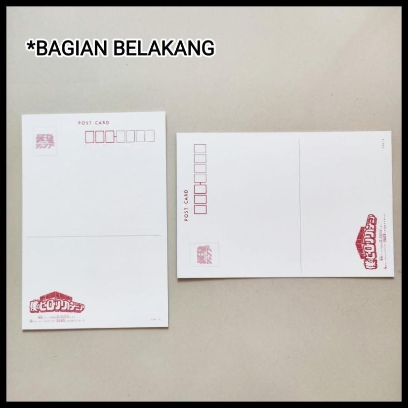 

MERCH MY HERO ACADEMIA POSTCARD SET 2PCS BENEFIT SAIKYO JUMP JANUARI 2025
