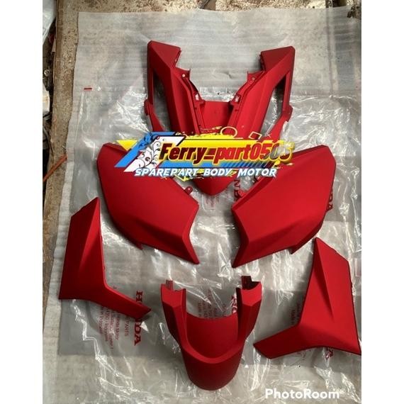 paketan depan vario 160 full body halus vario 160 k2s 2022 original merah dof
