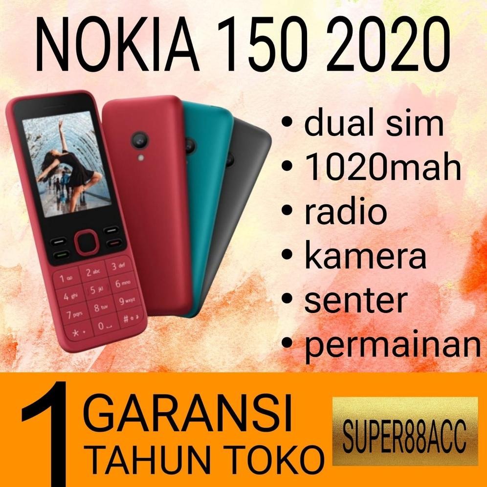 TY69 Oz67 HP NOKIA 150 2020 BARU [GARANSI 1 TAHUN] Kamera, Radio, Senter, Slot Memori, Dual SIM | Ba