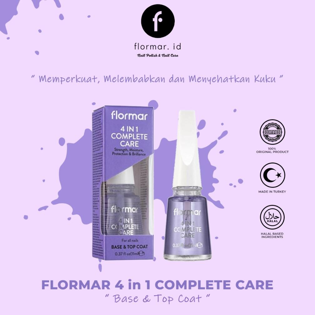 TERMURAH Flormar 4 in 1 Complete Care (Nail Care) Siap kirim