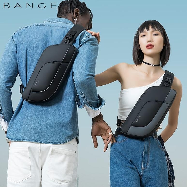 Bange Tas Selempang Pria Waist Bag Pria Sling Bag Pria BG7312