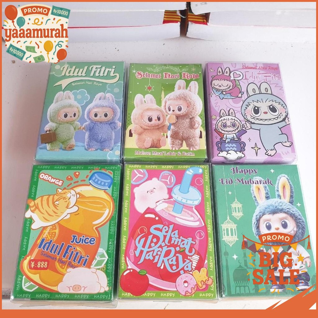 

ANGPAO LEBARAN ISI 50 MURAH 10 CM KARTUN LUCU IDUL FITRI LABU LABU AMPLOP UANG HIJAU BIRU PINK KUNING