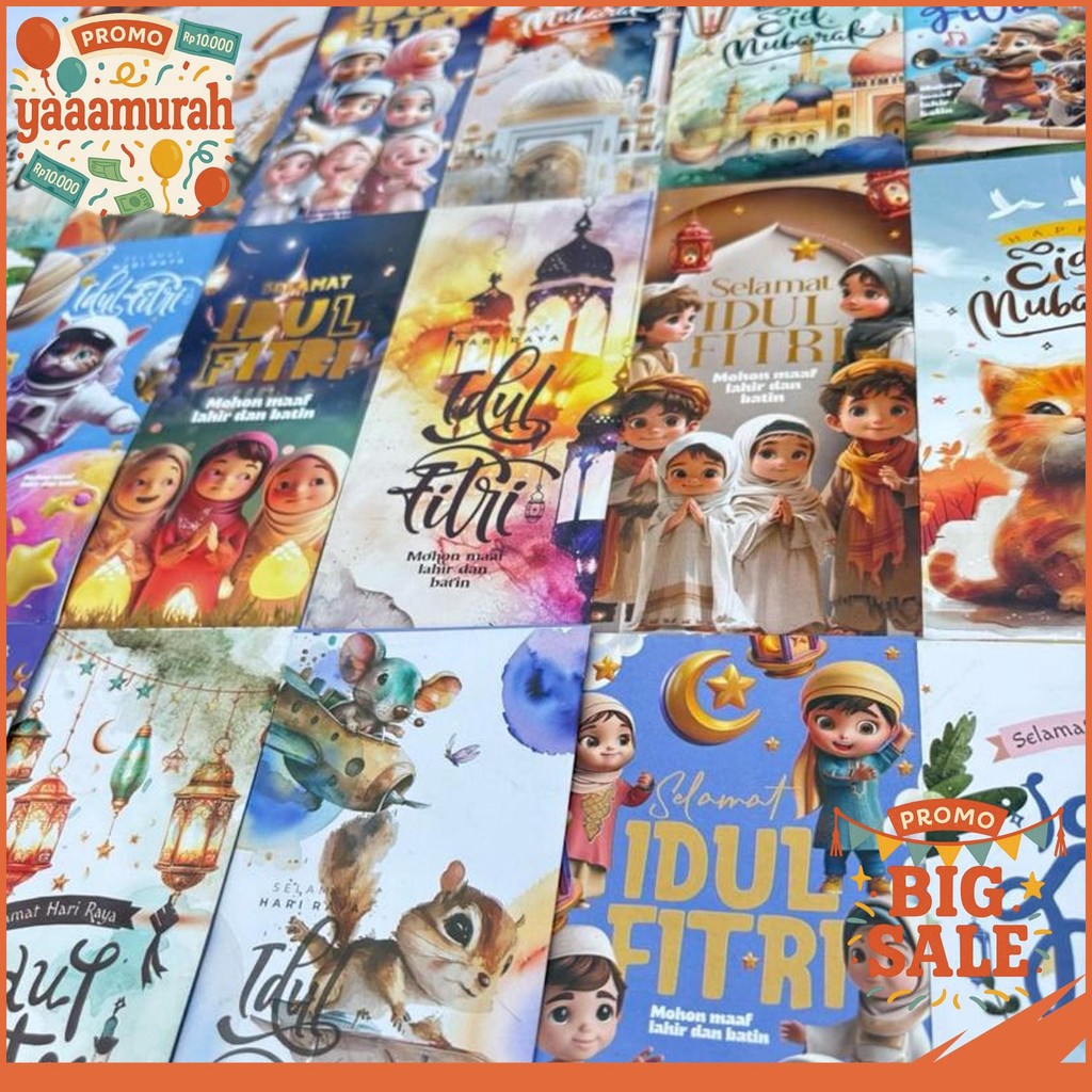 

[BERHADIAH THR] [PACK] AMPLOP LEBARAN BESAR ARTPAPER 100GR | UKURAN 7,4X15,7CM | AMPLOP LEBARAN MURAH