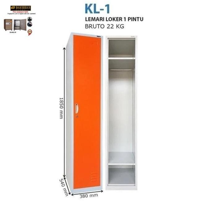 

Locker -Loker Besi KOZURE KL-1 Freee ongkir wilayah Jak-Tang Kualitas Original
