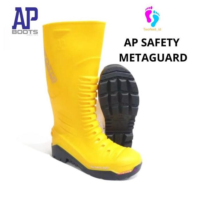 AP BOOTS SAFETY METAGUARD SIZE 39 - 43 -  SEPATU BOOTS SAFETY AP METAGUARD -AP BOOTS TOE CAP BESI