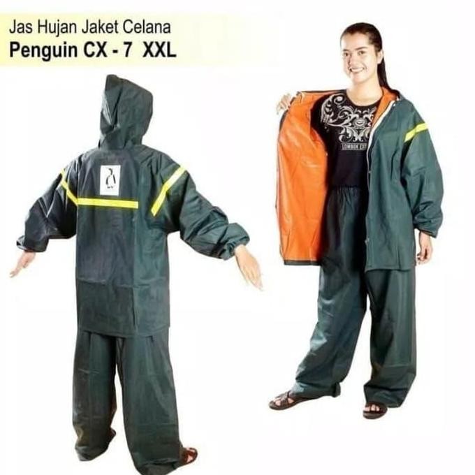 Jas hujan setelan penguin cx 7 L XL XXL