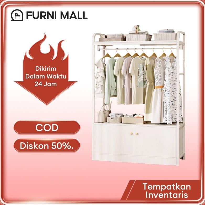 Gantungan anti debu serbaguna, lemari sepatu, tas pakaian, gantungan, rak penyimpanan Lemari Baju Mi