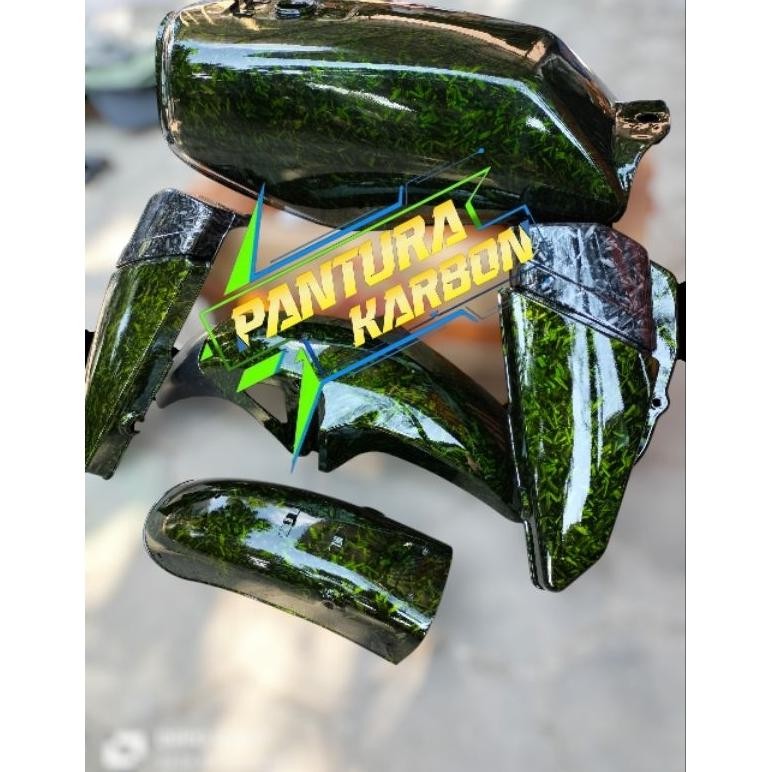 COVER BODY SET YAMAHA RX KING COSTUM CARBON