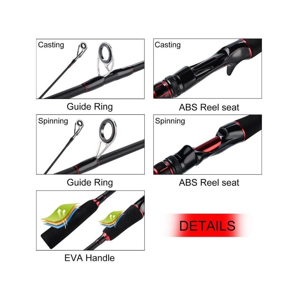 Mewah Joran Pancing /Joran Casting/Joran Ultralight Carbon Solid/Joran Lentur /Pancing Putar Joran K