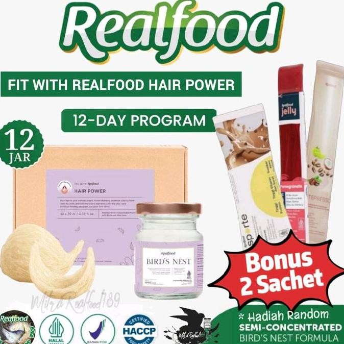 

Promo / Terlaris Realfood Hair Power P.12 Jar Bonus 2 Sachet ( Minuman Sarang Burung Walet ) Terbaik