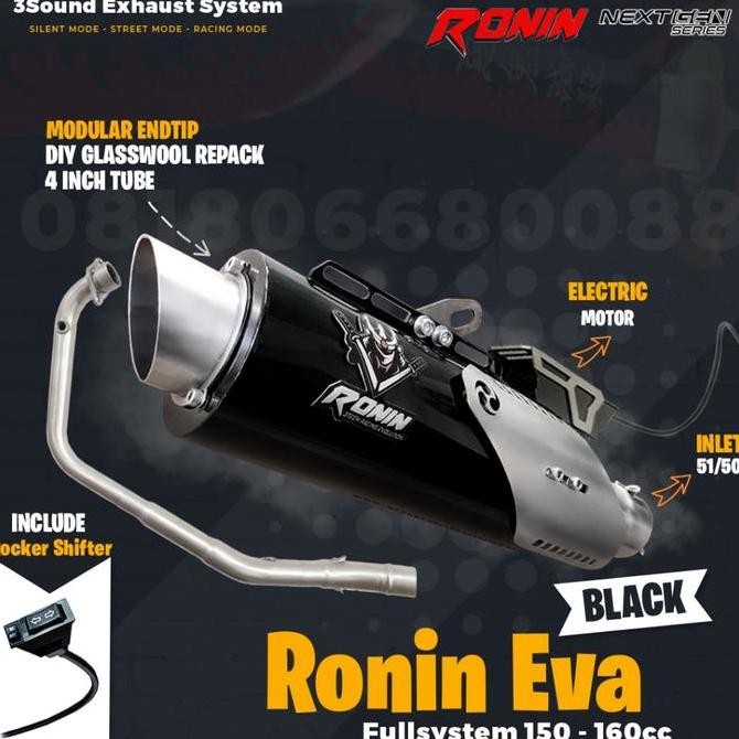 Knalpot 3 Suara 3tech Ronin Katana NextGen Series motor SPORT & BEBEK 125 - 160cc Bergaransi Resmi &