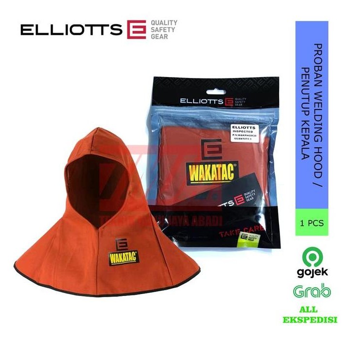 NEW ELLIOTTS WAKATAC Proban Welding Hood / Penutup Kepala Welding