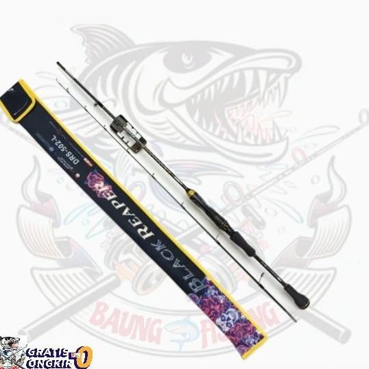 

Terlaris Joran Spinning Daido Black Reaper Carbon Solid U150Cm 165Cm 12Lb