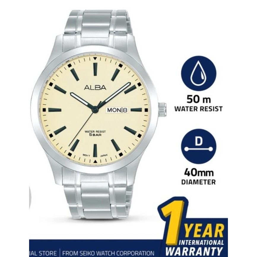 

Alba AJ6161#Aj6161#Aj6161X1#Alba AJ6161X1#jam tangan pria Alba aj6161 Kualitas Original