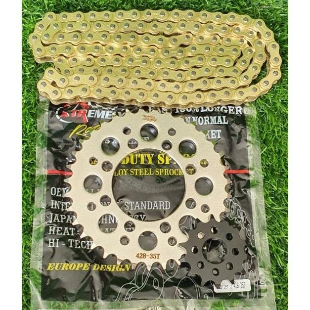 GIR GEAR SET 428H JUPITER RXZ RX KING MX OLD NEW FIZR Kualitas Original