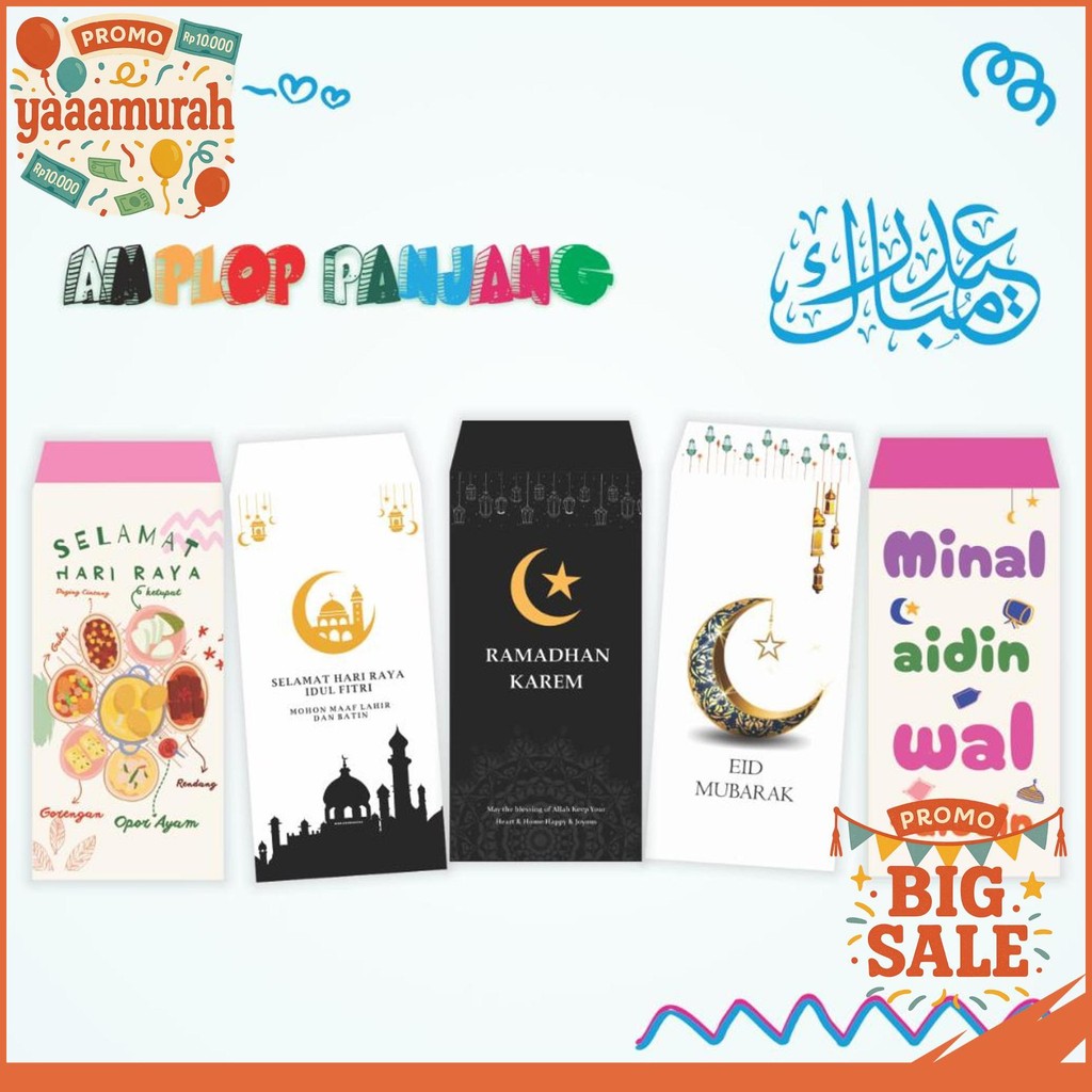 

[AINK MEDIA] 10 AMPLOP LEBARAN PANJANG - ANGPAO LEBARAN IDUL FITRI