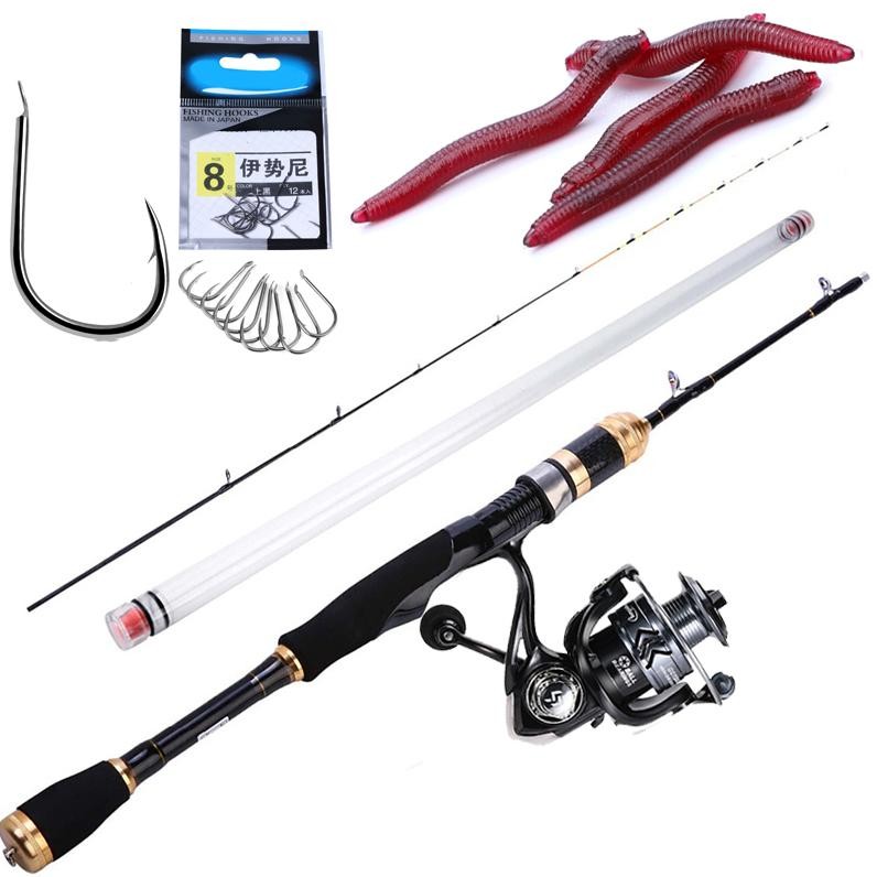 Terpopuler Joran Pancing Spinning Fishing Rod Joran Pancing 1.2M Bahan Karbon Fiber Lembut Untuk Air