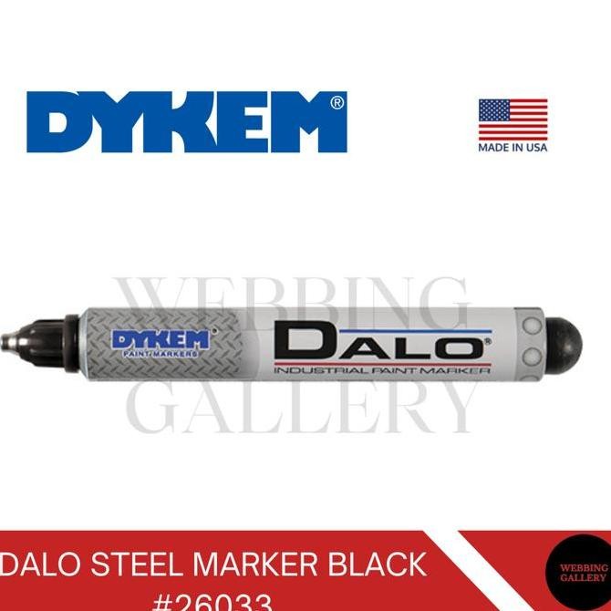 

Dalo Steel Marker Black 26033 / Spidol Dalo Hitam Kualitas Original