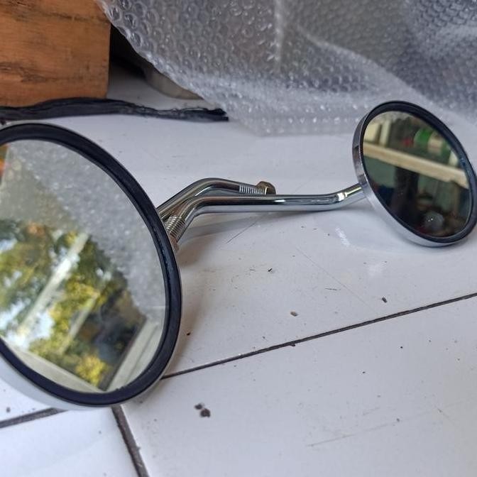 Promo Spion Bulat Tangkai Besi Motor Honda COD