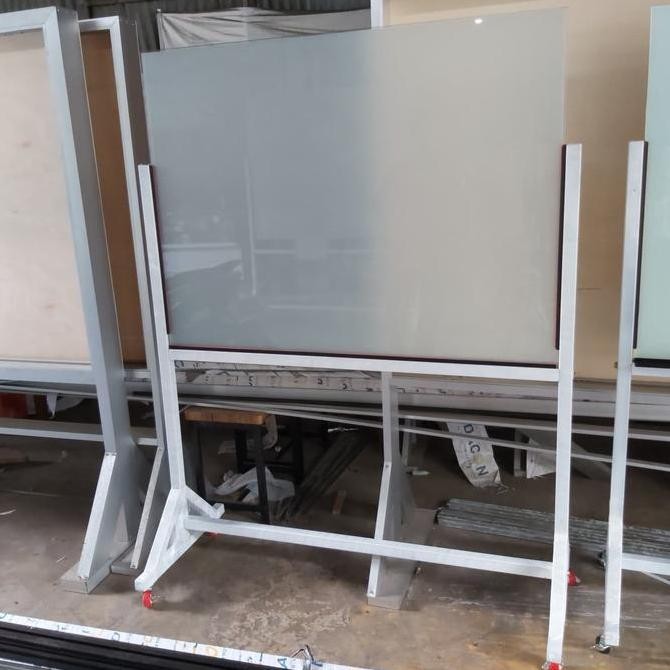 

glass whiteboard 90 x 120 nonmagnet Kualitas Original