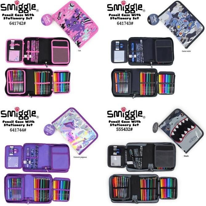 

Smiggle Pencil Case & Stationery set 40 p/ alat tulis Smiggle/ kado Kualitas Original