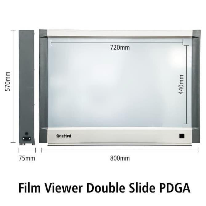Lampu Xray Viewer Double Slide Onemed Film Viewer Promo