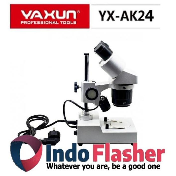 Yaxun AK24 Microscope Trinocular Microscope Digital Microscope HP Murah