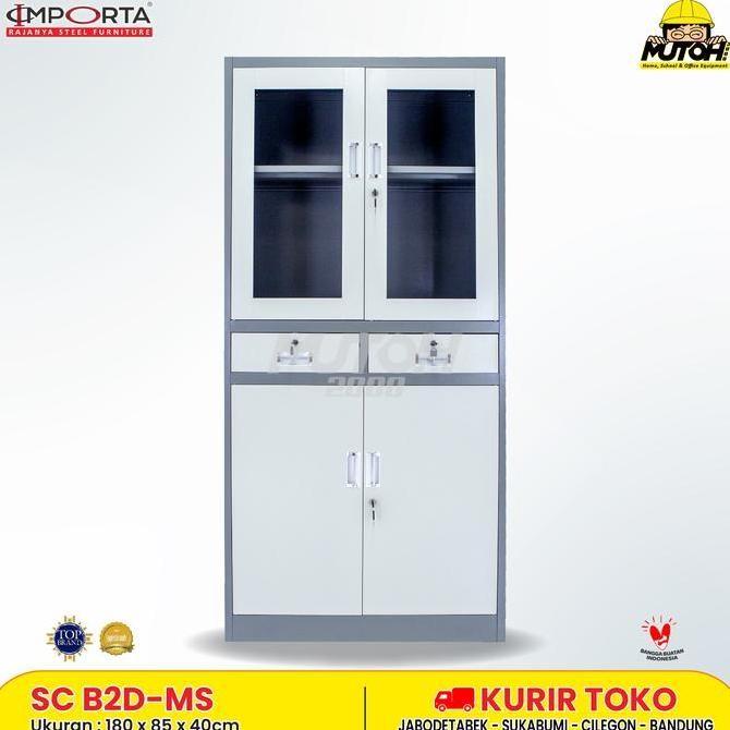 

LEMARI BESI ARSIP 2 PINTU IMPORTA B2D-MS Kualitas Original
