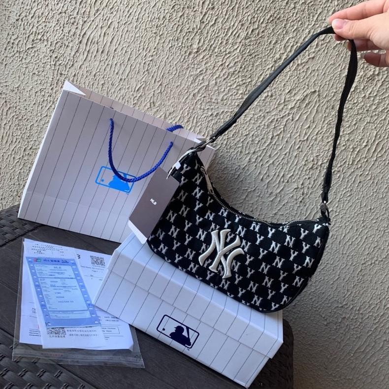 DB2189 TAS SELEMPANG MONOGRAM JACQUARD HOBO BAG INCLUDE BOX + PAPERBAG  KUALITAS MIRROR