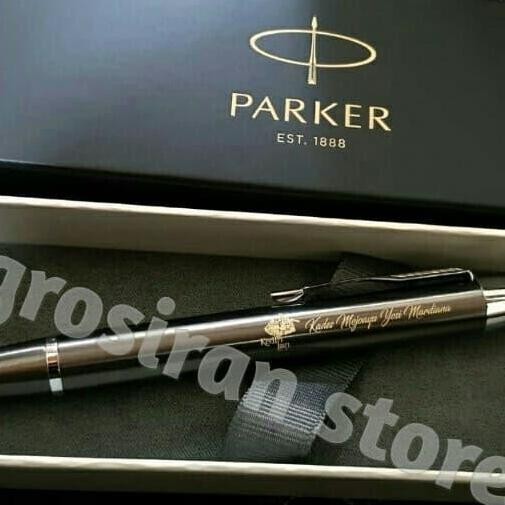 

Pulpen Parker original alat tulis Custom logo ukir Grafir nama kado f Kualitas Original