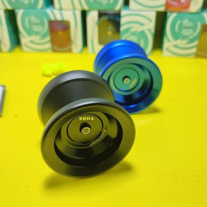 Yoyo Magic Yoyo Node Y01 Aluminium KK Bearing Yoyo Freestyle Ori Hitam Kualitas Original