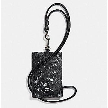 

Coachh ID Holder Card Lanyard celestial star print original dw Kualitas Original