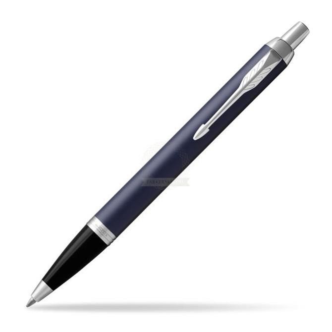 

Pulpen Parker IM New Blue Chrome Trim (Klip Silver) BP Original Kualitas Original