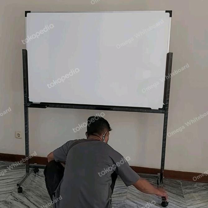 

white board standing uk.80x120cm Kualitas Original