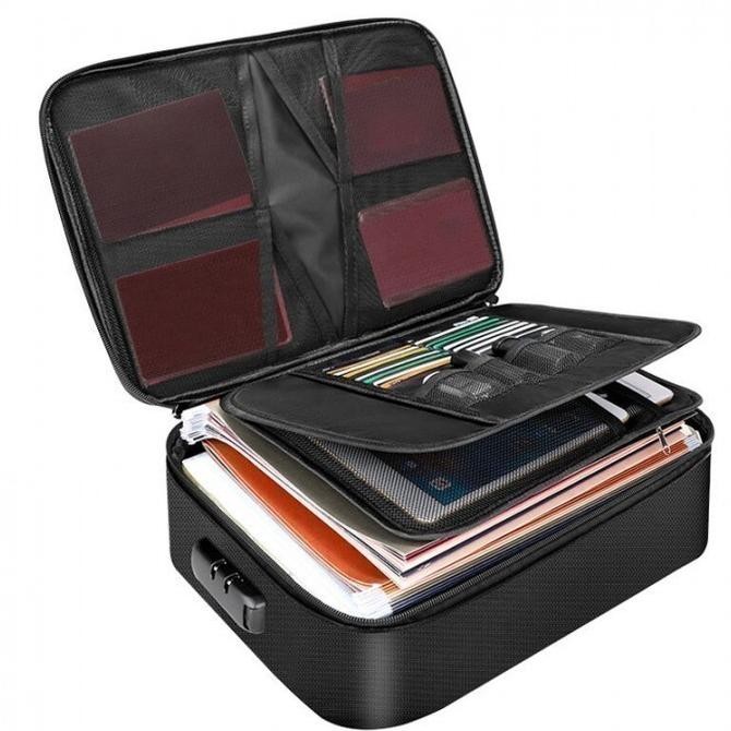 

Document Storage Lock Bag - Tas Penyimpanan Dokumen Kunci Kombinasi Kualitas Original