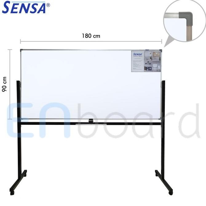 

Papan Tulis Whiteboard Standing Magnet Single Face Sensa 90 x 180 cm Kualitas Original