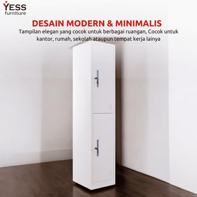 

Loker Locker Lemari Filling Cabinet Besi Kantor Atria Sterling 2 Pintu Kualitas Original