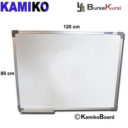 

Whiteboard Kamiko Magnetic Gantung Ukuran 80 cm x 120 cm Kualitas Original
