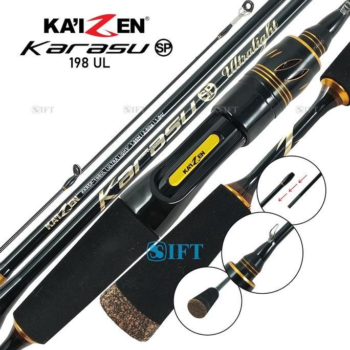 

Terlaris Joran Ul Kaizen Karasu | 198 | Solid Top Carbon | Extra Ultra Light | Casting